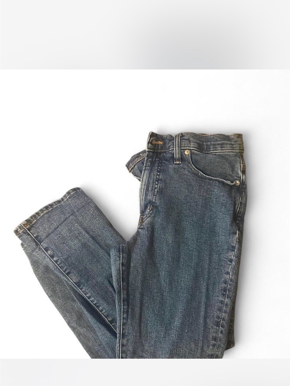 Madewell Women's Straight-Leg Jeans in Dark Blue Denim
